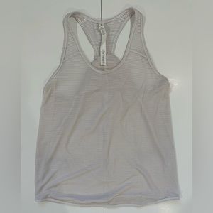 Lululemon White Flowy/Relaxed Tank Top - US 4